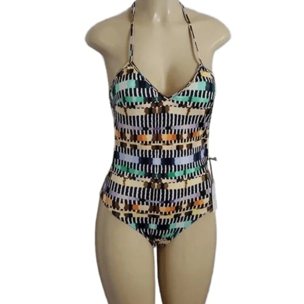 NWT Paul Smith Women's One Piece Bathing SuimSwim Cut Away Size 3